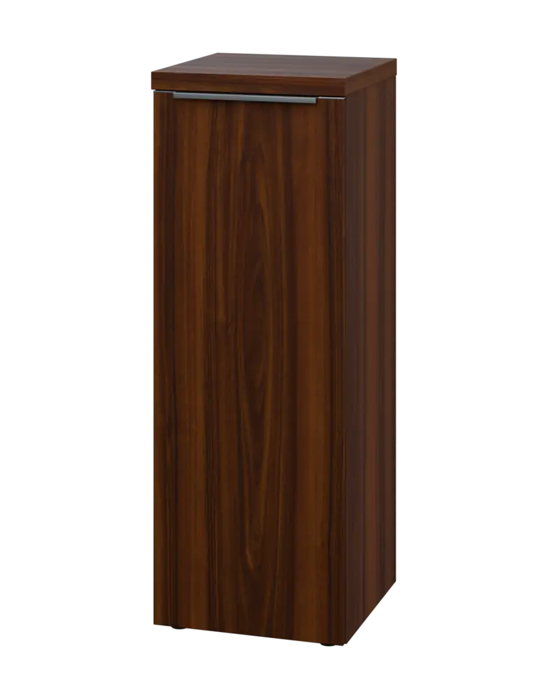 SIN 3 - 4D kancelářská skříň, 1-dveřová, levá, 1120x400x400, ořech královský